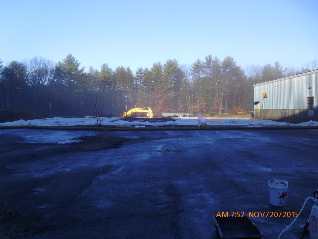 Butler building area after demolition, 20NOV15