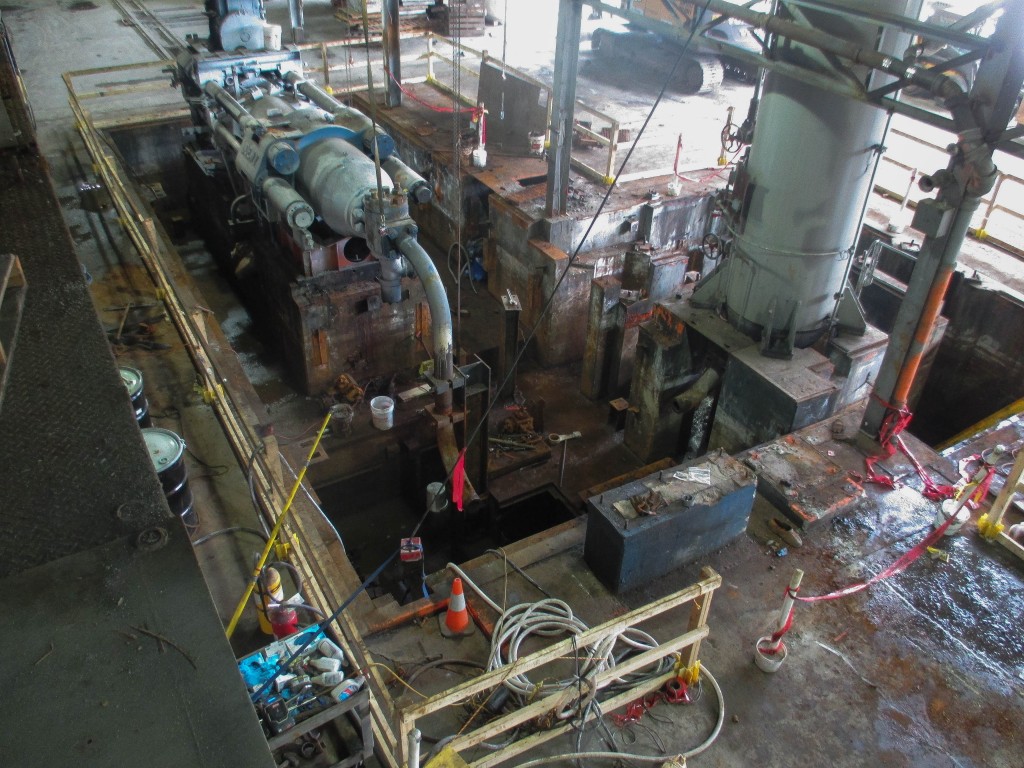 1400-ton press removal, 16 JUN 2015