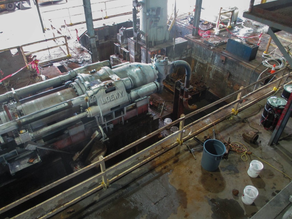 1400-ton press removal, 16 JUN 2015